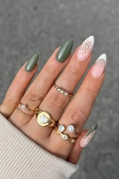 Modern Colorful French Tip Nail Designs